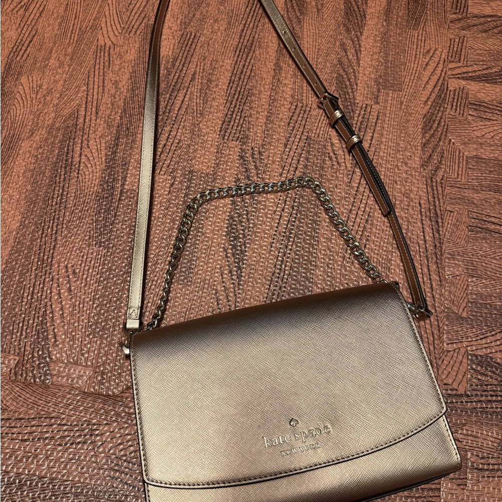 Kate Spade Gold Crossbody Bag